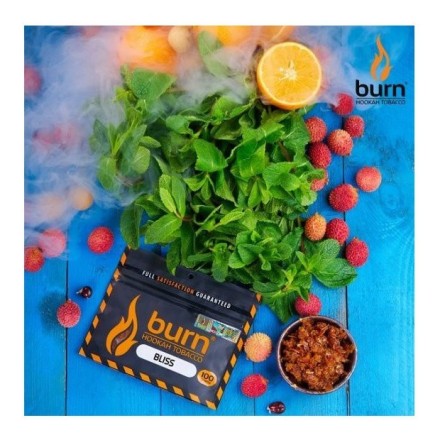 Табак Burn - Bliss (Личи с Мятой, 100 грамм) купить в Барнауле