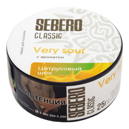 Табак Sebero - Very Sour (Цитрусовый Шок, 25 грамм) купить в Барнауле