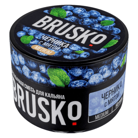 Смесь Brusko Medium - Черника с Мятой (50 грамм) купить в Барнауле