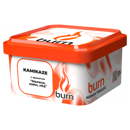 Табак Burn - Kamikaze (Лайм Малина Лед, 200 грамм) купить в Барнауле