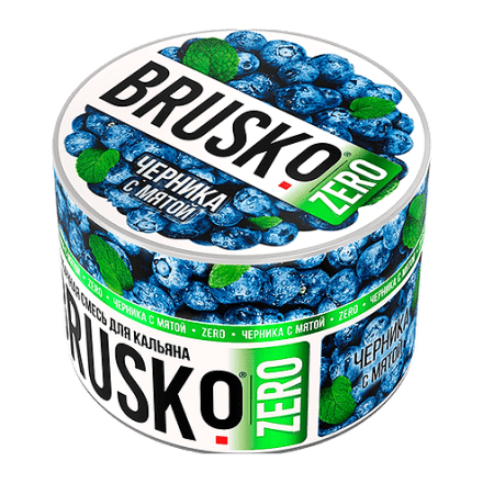 Смесь Brusko Zero - Черника с Мятой (250 грамм) купить в Барнауле