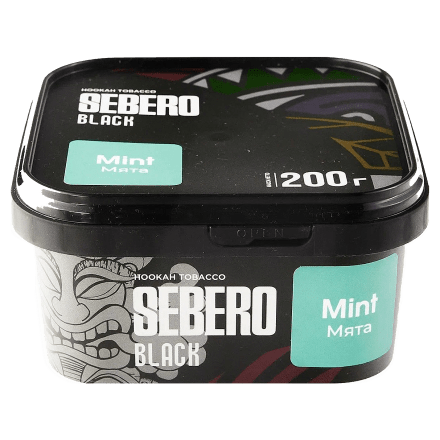 Табак Sebero Black - Mint (Мята, 200 грамм) купить в Барнауле