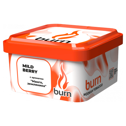 Табак Burn - Mild Berry (Манго - Земляника, 200 грамм) купить в Барнауле