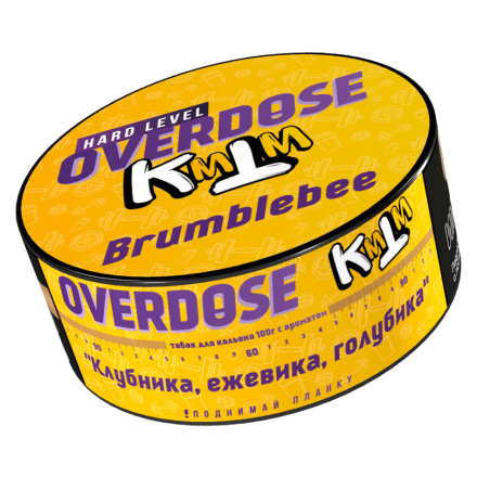Табак Overdose - Brumblebee (Клубника, Ежевика, Голубика, 100 грамм) купить в Барнауле