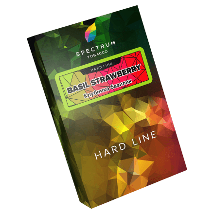 Табак Spectrum HARD - Basil Strawberry (Клубника Базилик, 40 грамм) купить в Барнауле