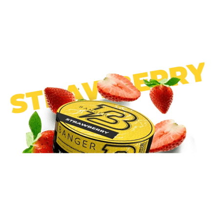 Табак Banger - Strawberry (Клубника, 100 грамм) купить в Барнауле