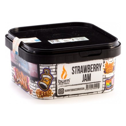 Табак Burn - Strawberry Jam (Клубничное Варенье, 200 грамм) купить в Барнауле