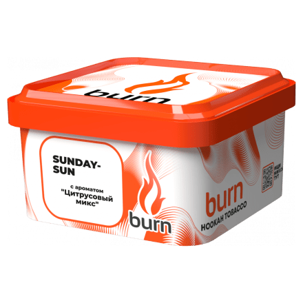Табак Burn - Sundaysun (Цитрусовый Микс, 200 грамм) купить в Барнауле