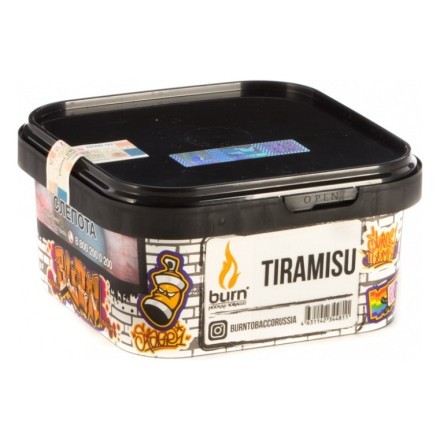 Табак Burn - Tiramissu (Тирамису, 200 грамм) купить в Барнауле