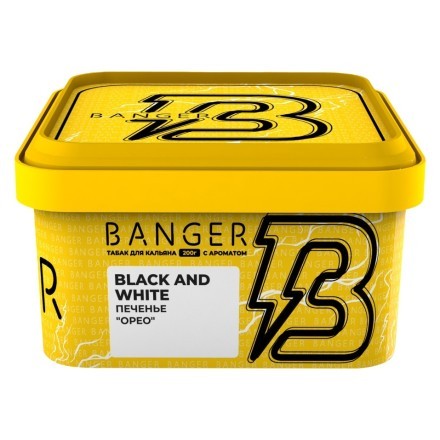 Табак Banger - Black and White (Печенье Орео, 200 грамм) купить в Барнауле