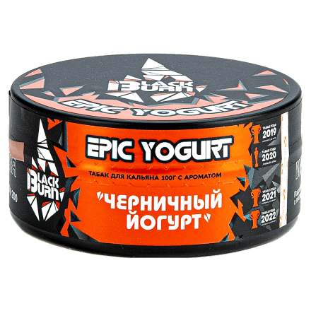 Табак BlackBurn - Epic Yogurt (Черничный Йогурт, 100 грамм) купить в Барнауле