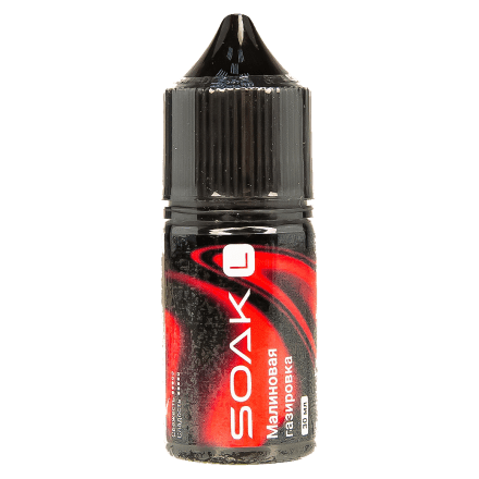 Жидкость SOAK L30 - Raspberry Soda (Малиновая Газировка, 30 мл, 2 мг) купить в Барнауле