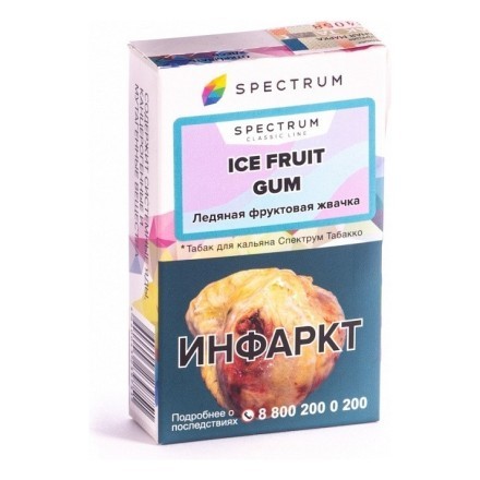Табак Spectrum - Ice Fruit Gum (Ледяная Фруктовая Жвачка, 25 грамм) купить в Барнауле