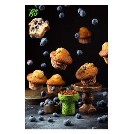 Табак B3 - Blueberry Muffin (Черничный Маффин, 250 грамм) купить в Барнауле