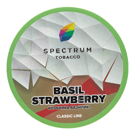 Табак Spectrum - Basil Strawberry (Клубника Базилик, 100 грамм) купить в Барнауле
