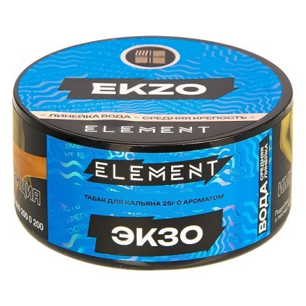 Табак Element Вода - Ekzo NEW (Экзо, 25 грамм) купить в Барнауле