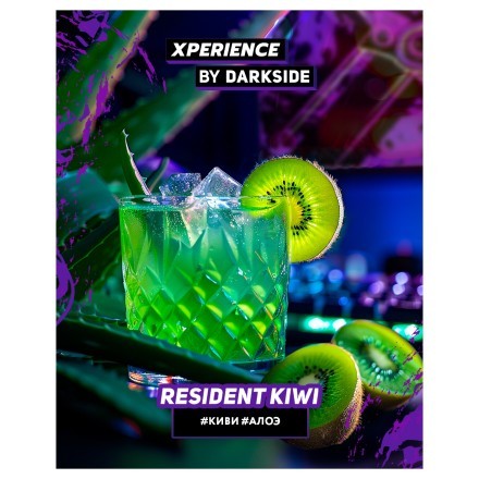 Табак Darkside Xperience - Resident Kiwi (30 грамм) купить в Барнауле