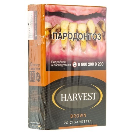 Сигареты Harvest - Brown King Size (блок 10 пачек) купить в Барнауле