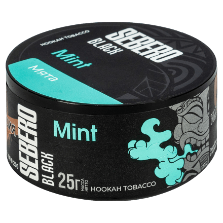 Табак Sebero Black - Mint (Мята, 25 грамм) купить в Барнауле