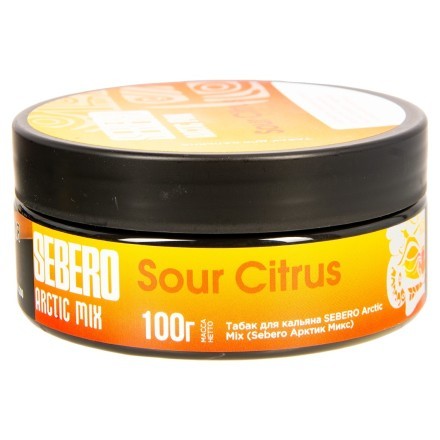 Табак Sebero Arctic Mix - Sour Citrus (Кислые Цитрусы, 100 грамм) купить в Барнауле