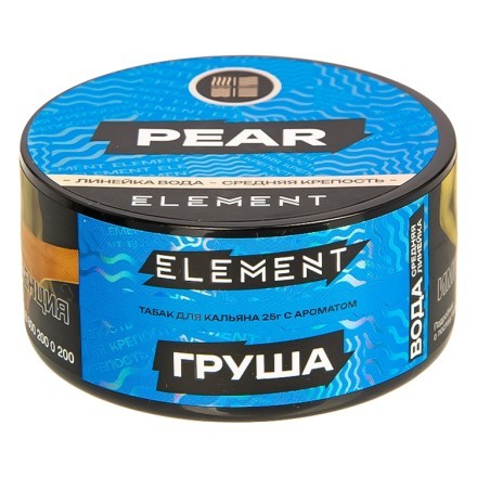 Табак Element Вода - Pear NEW (Груша, 25 грамм) купить в Барнауле