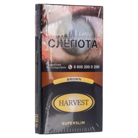 Сигареты Harvest - Brown Superslims (блок 10 пачек) купить в Барнауле