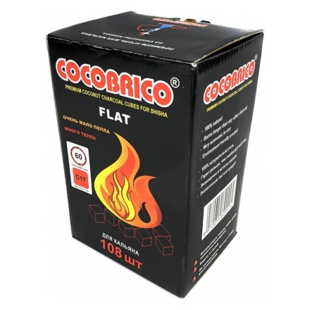 Уголь Cocobrico Flat (25 мм, 108 кубиков) купить в Барнауле