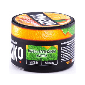 Смесь Brusko Medium - Манго с Апельсином и Мятой (50 грамм) купить в Барнауле