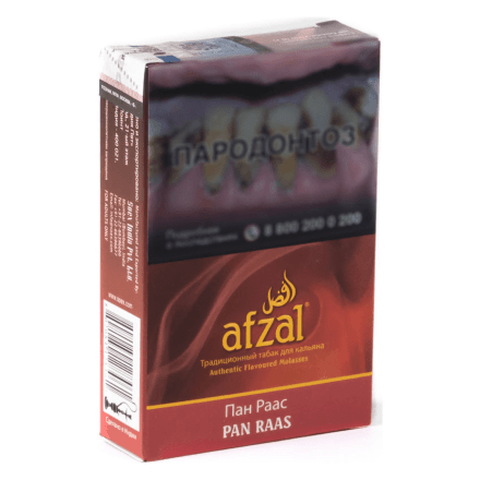 Табак Afzal - Pan Raas (Индийская Газировка, 40 грамм) купить в Барнауле