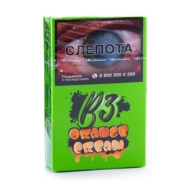Табак B3 - Orange Cream (Апельсин и Крем, 50 грамм) купить в Барнауле